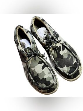 Hey Dude Wally Sox Shoes Slip-On Loafer Camo Men’s Size 12